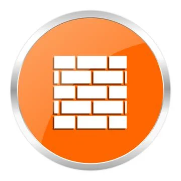 Orange web button Stock Illustration