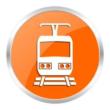 Orange web button Stock Illustration