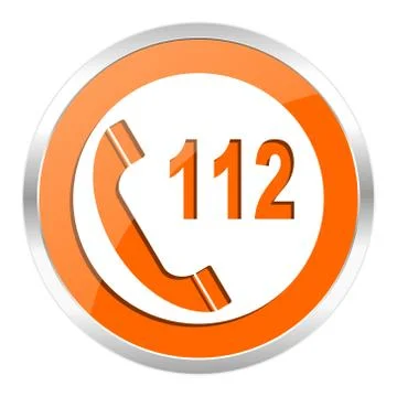 Orange web button Stock Illustration