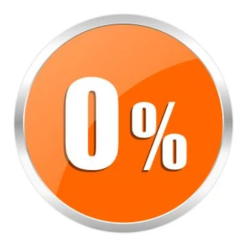 Orange web button Stock Illustration