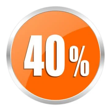 Orange web button Stock Illustration