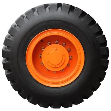 The orange wheel Stock Photos