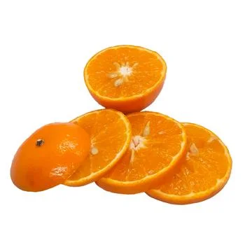 Orange  on white background 02 Stock Photos
