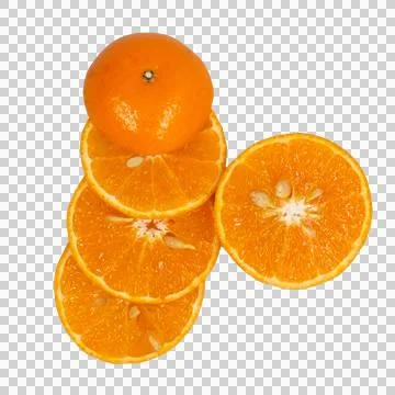 Orange  on white background 04 Stock Photos