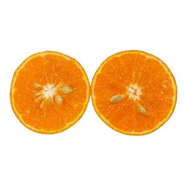 Orange  on white background 07 Stock Photos