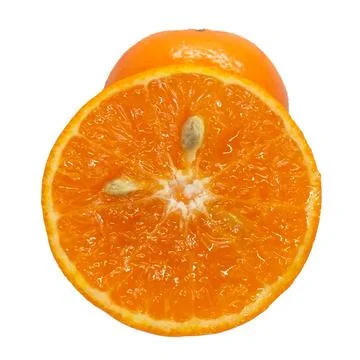 Orange  on white background 08 Stock Photos