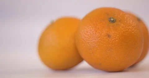 Orange on White Background Stock Footage 113284671