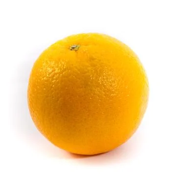 Orange on a white background. Stock Photos