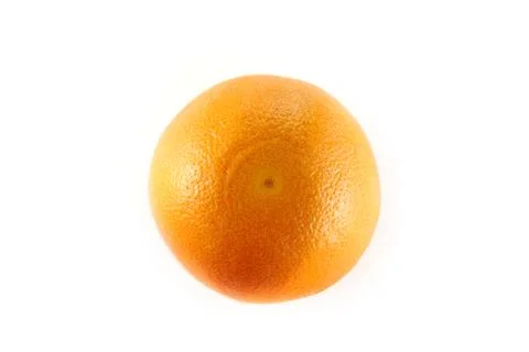 Orange on white background Stock Photos