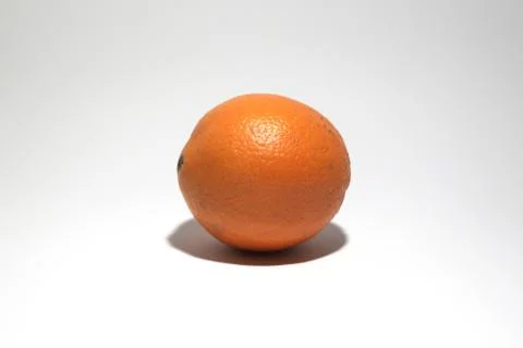 Orange on a white background Stock Photos