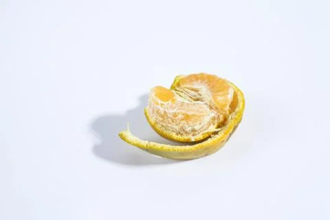 Orange with a white background Stock Photos