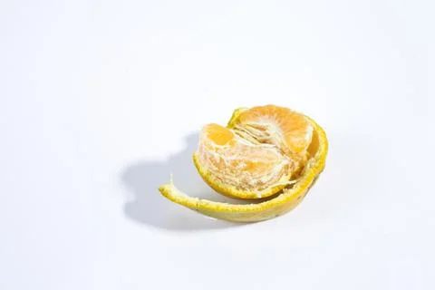 Orange with a white background Stock Photos