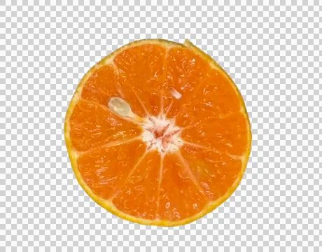 Orange  on white background Stock Photos