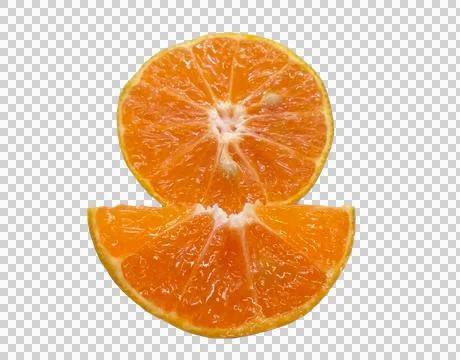 Orange  on white background Stock Photos