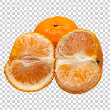 Orange on white background Foto stock