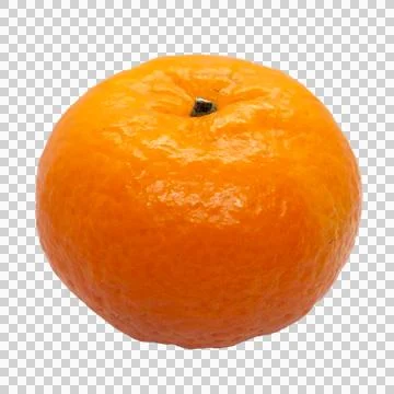 Orange on white background Stock Photos