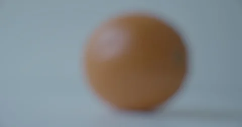 Orange white background tabletop Stock Footage 128022453