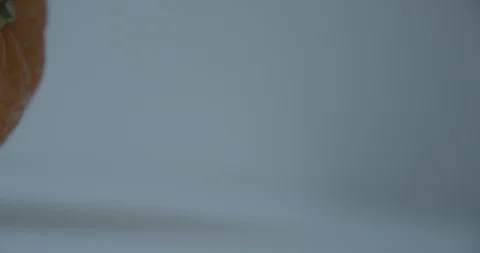 Orange white background tabletop Stock Footage 128023191