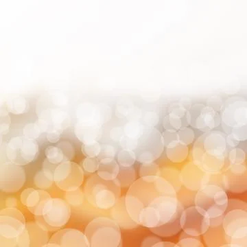Orange white  light bokhe gradient background Stock Illustration
