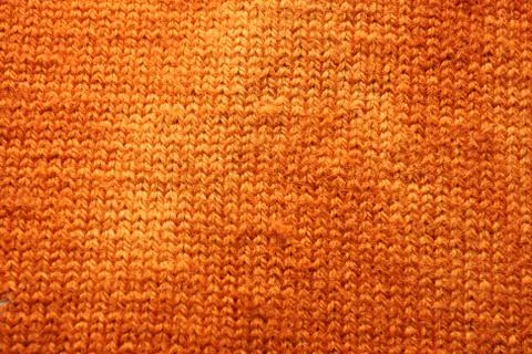 Orange wool Foto stock