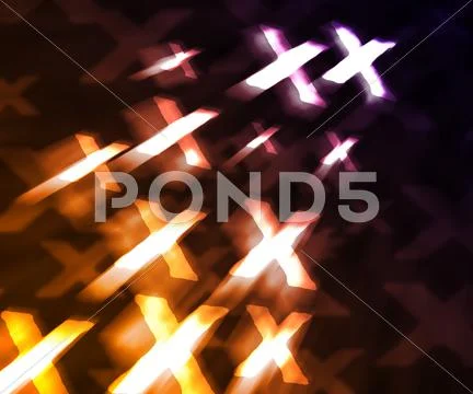 Orange xxx abstract background Stock Illustration