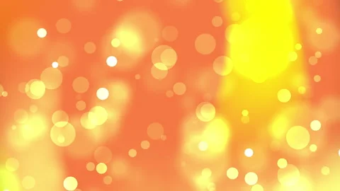 Orange yellow blurred background with scattered bright circles Stock Footage 299761465