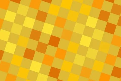 Orange yellow checkered pattern background for design Stock Photos