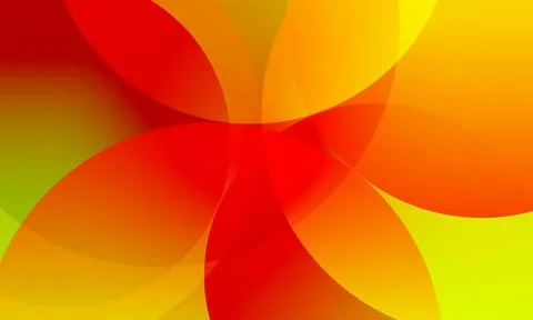 Orange yellow gradient background abstract circle shape Stock Illustration