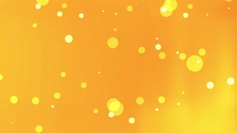 Orange yellow gradient background with scattered yellow circles Stock Footage 315543998