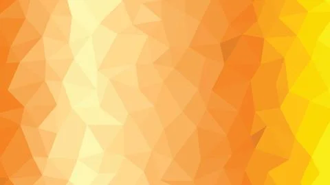 Orange Yellow Gradient Polygonal Background With Low Poly Geometric Design v Illustrazione stock