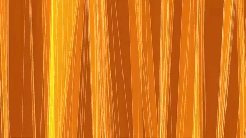 Orange yellow lines waving background Video stock 252650520