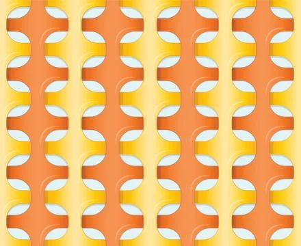 Orange - yellow seamless pattern. Stock Illustration