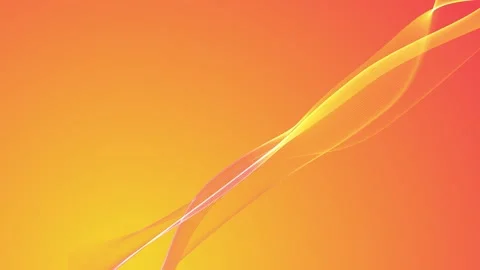 Orange Yellow Spectrum Wave Loop Stock Footage 314355079