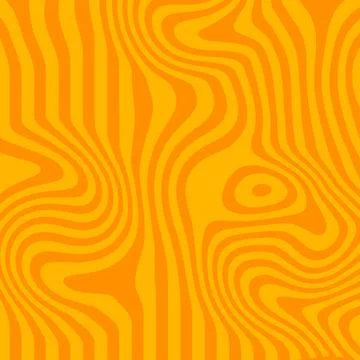 Orange Yellow Waves  Abstract Fluid Line Texture Background Design Stock Illustration
