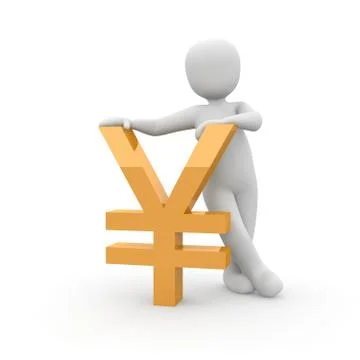 Orange yuan Stock Illustration