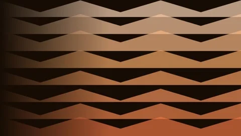 Orange zigzag bands on dark background, corporate dynamic motion loop Видео 342630498