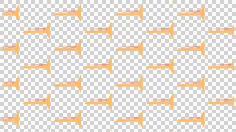 Orange Zigzag Line Minimal Pattern Background Stockillustratie