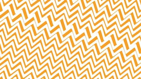 Orange zigzag pattern fills the frame with white gaps, creating a bold geomet Illustrazione stock