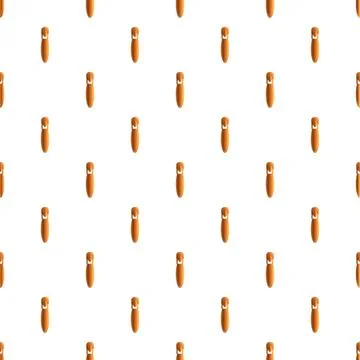Orange zipper pulls repeating seamless pattern textile design Illustrazione stock