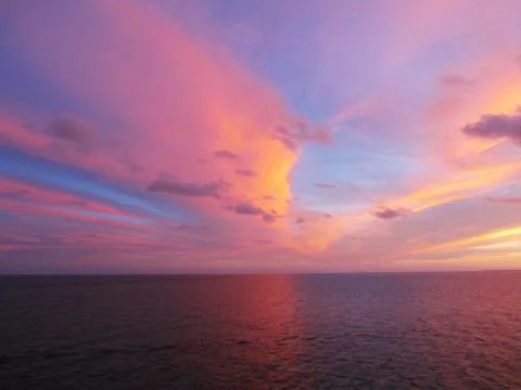 OrangeBlueOceanSet3 Stock Photos