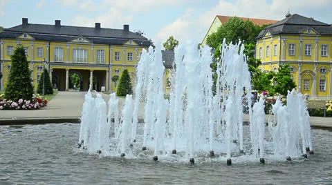 Orangerie in Gera, Thuringia Germany Stock Footage 25456953