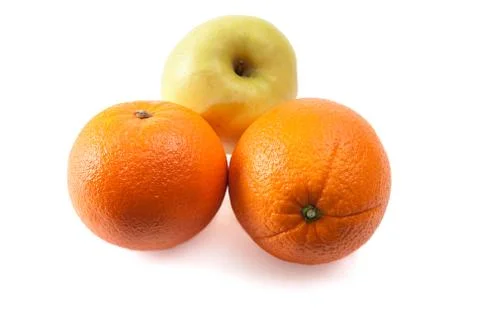 Oranges and apple Foto stock