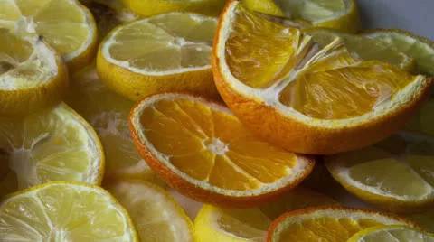 Oranges and lemons HD timelase 4 Stock Footage 22761944
