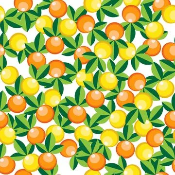 Oranges and lemons pattern oranges and lemons pattern, abstract seamless t... Stock Photos
