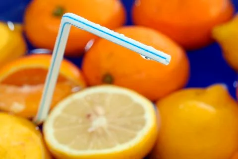 Oranges and lemons Foto stock