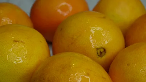 The oranges are rotating. C0368 Stock Footage 255567400