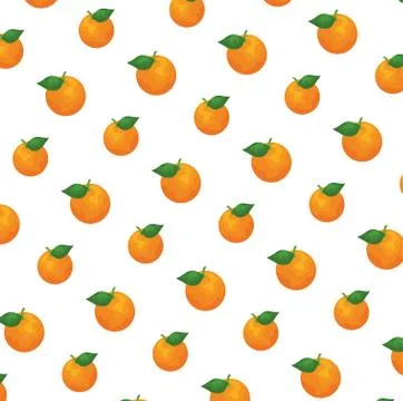 Oranges citrus fruits pattern background Illustrazione stock