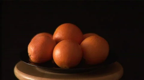 Oranges- Close Up Stock Footage 595182