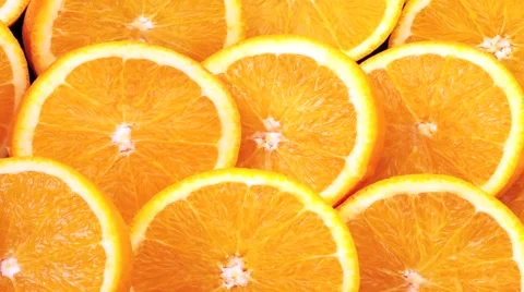  ORANGES  IN CLOSE UP TRACKING SHOT  動画素材 62232658
