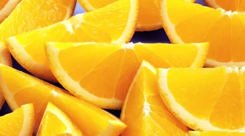  ORANGES IN CLOSE UP TRACKING SHOT  動画素材 62232676